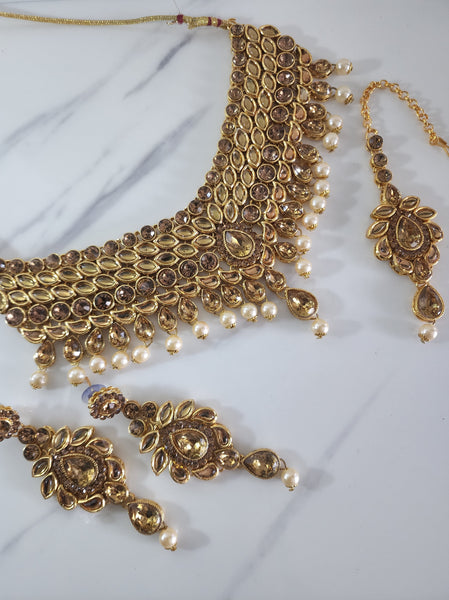 Bronze and Gold Soft Jewellery Set - Design 2