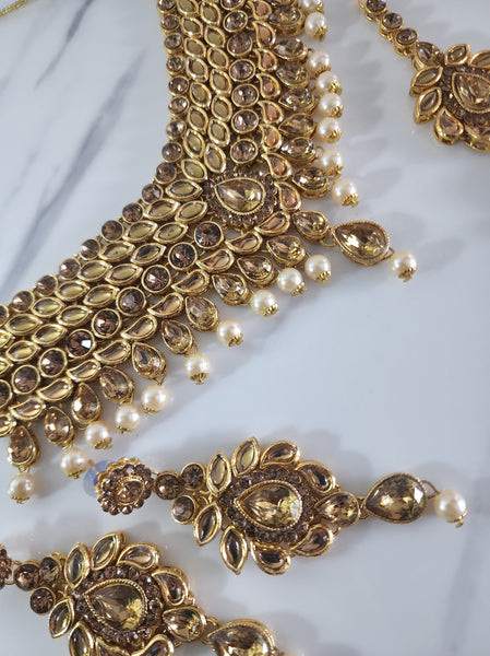 Bronze and Gold Soft Jewellery Set - Design 2