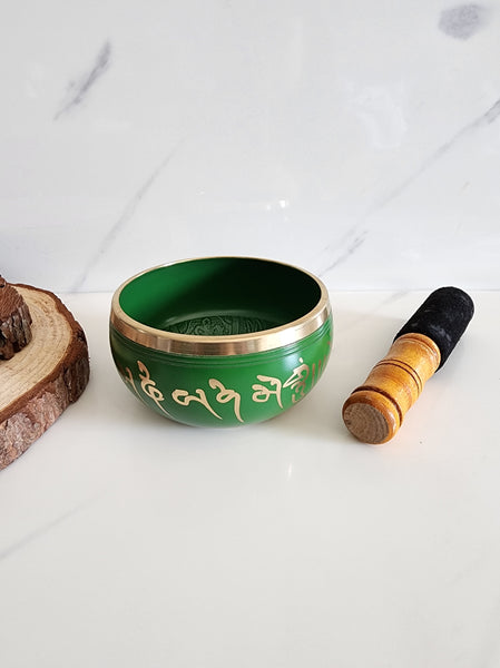 Green Singing Bowl