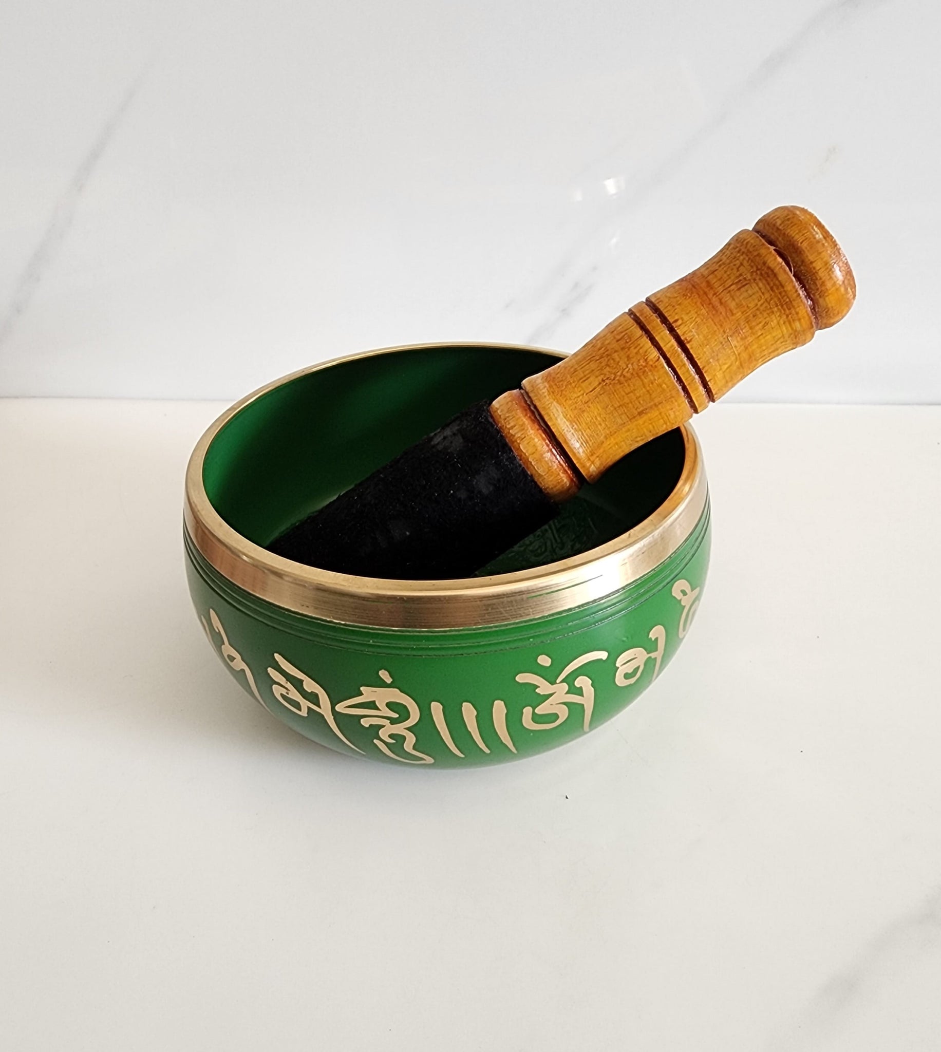 Green Singing Bowl