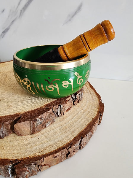 Green Singing Bowl