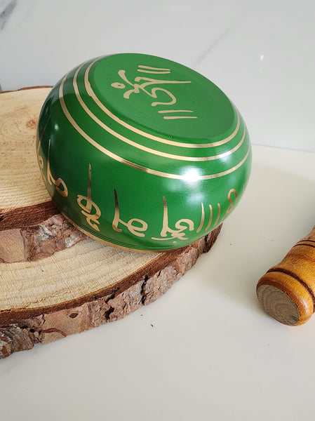 Green Singing Bowl