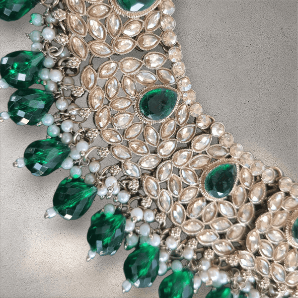 Green and Gold Soft Jewellery Set