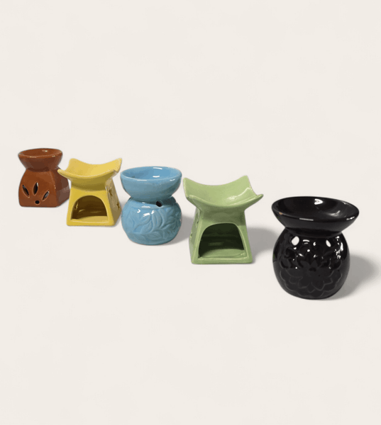 Ceramic Tealight Oil/ Wax Burner (Mixed styles)