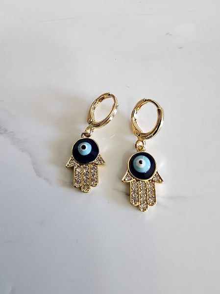 Hamsa Hand Earring