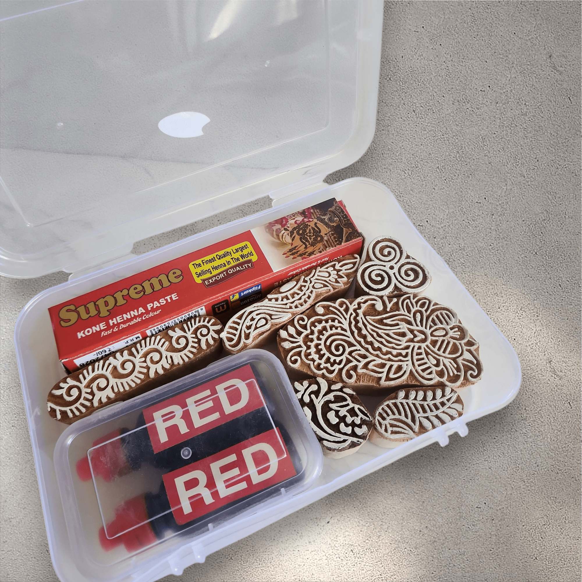 Henna Kit with Stamps