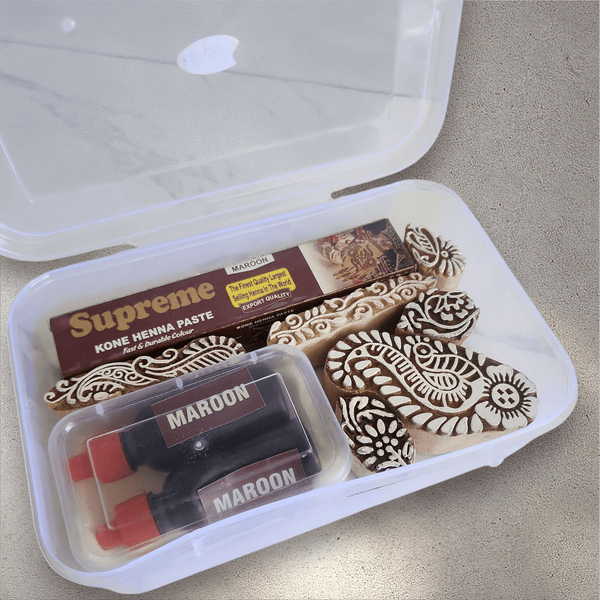 Henna Kit with Stamps
