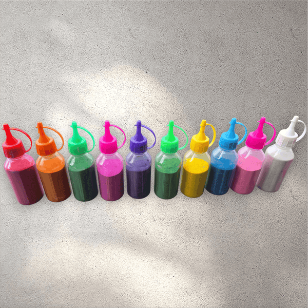 Rangoli Powder Collection with Bottles