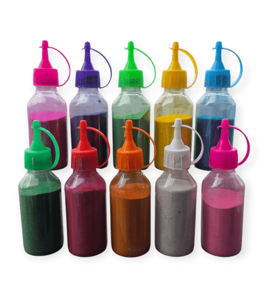 Rangoli Powder Collection with Bottles