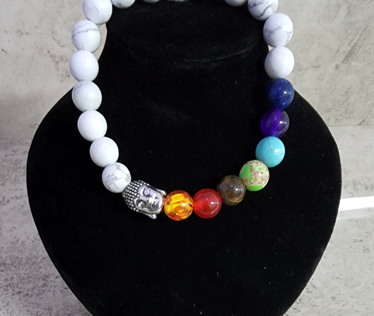 Howlite Chakra Bracelet – The Guru's Hut