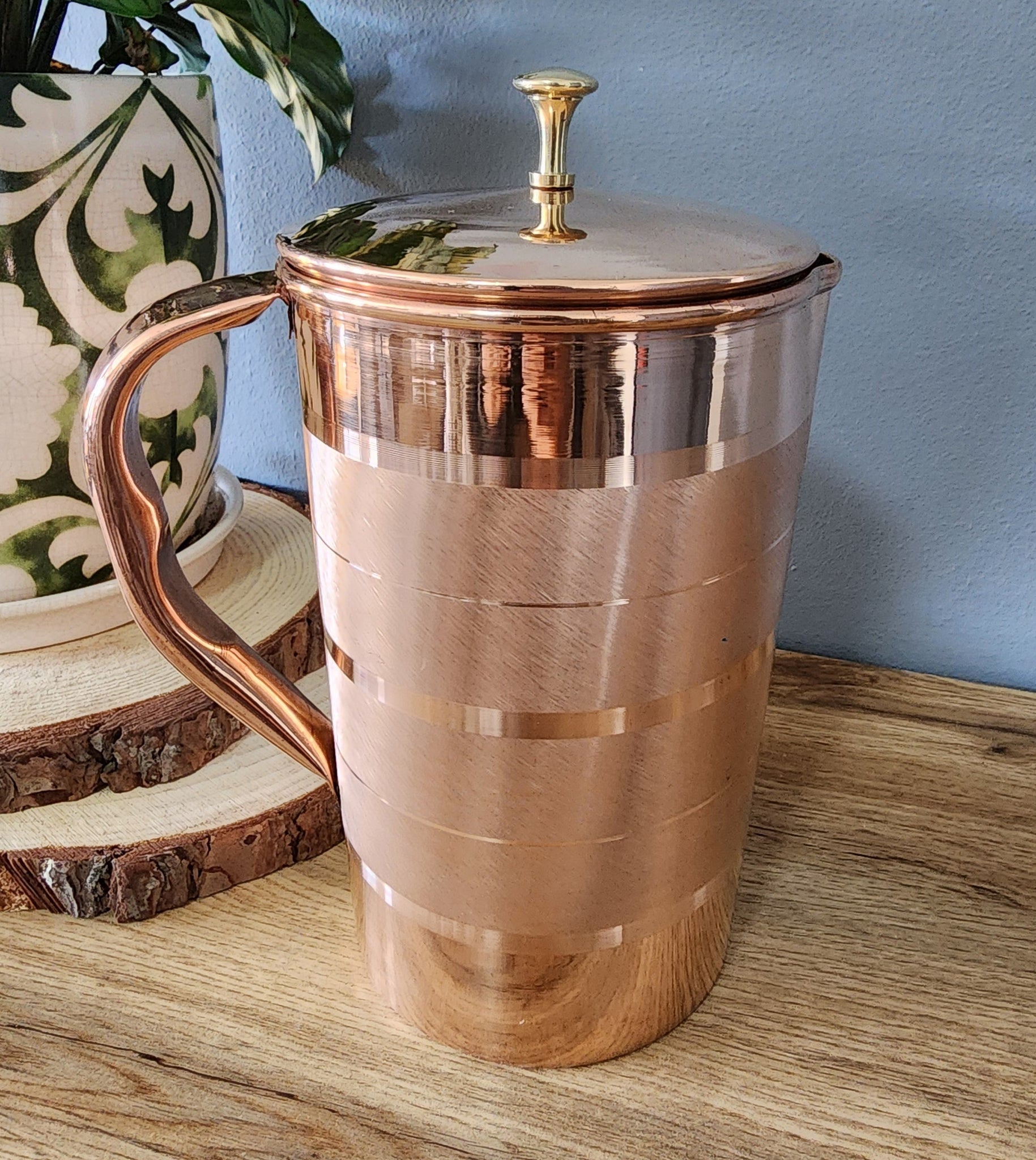 Smooth Copper Jug