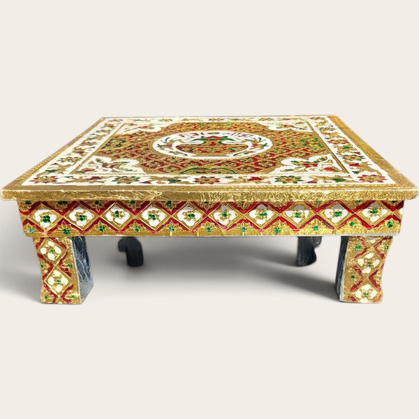 Gold Kalsa Foil Bedhi/ Bajoth (37cm x 37cm)