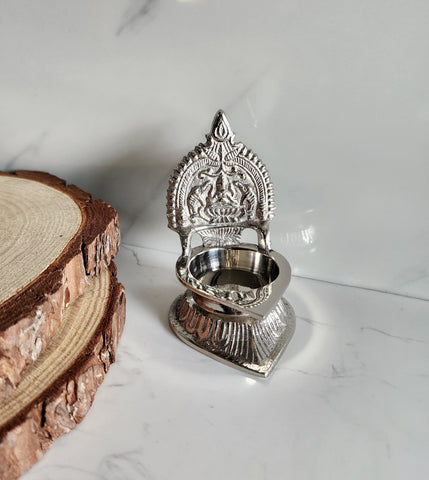 Silver Lakshmi Lamp