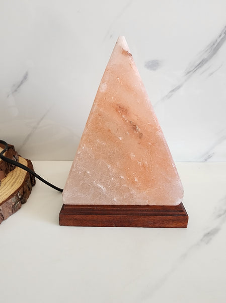 Pyramid Pink Himalayan Crystal Salt Lamp (3-5 kg)