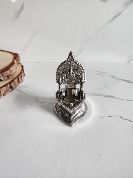 Silver Lakshmi Lamp