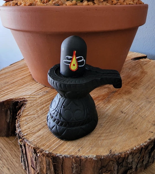 Small Painted Shiv Lingam