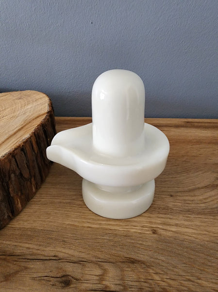 White and Gold Shiv LIngam