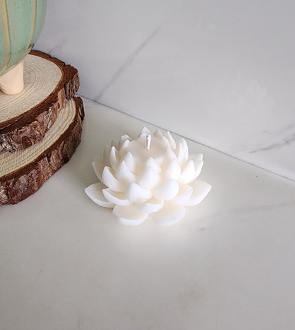 Milk and Honey Scented Lotus Candle