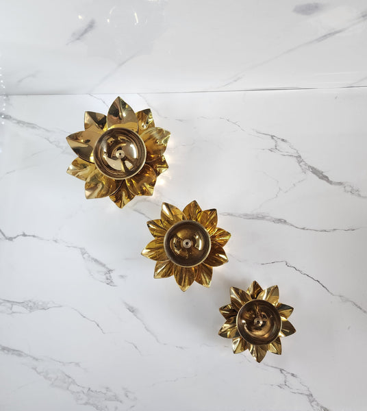 Brass Lotus Lamp