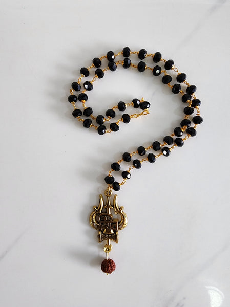 Black Bead Mangal Sutra with Pendant