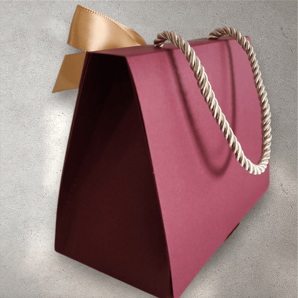 Maroon Souvenir Box with Handle