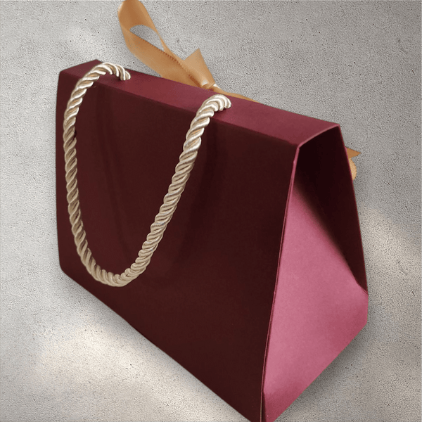 Maroon Souvenir Box with Handle