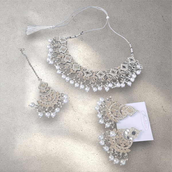 Silver Mirror Soft Jewellery Set