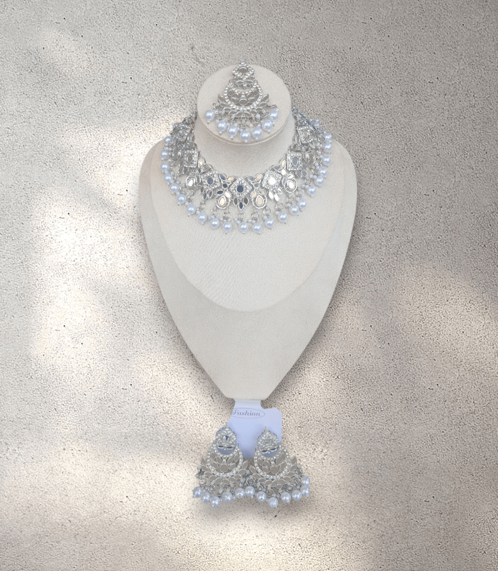 Silver Mirror Soft Jewellery Set