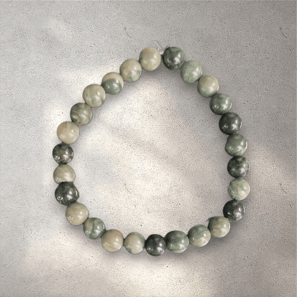 Moss Agate Crystal Bracelet