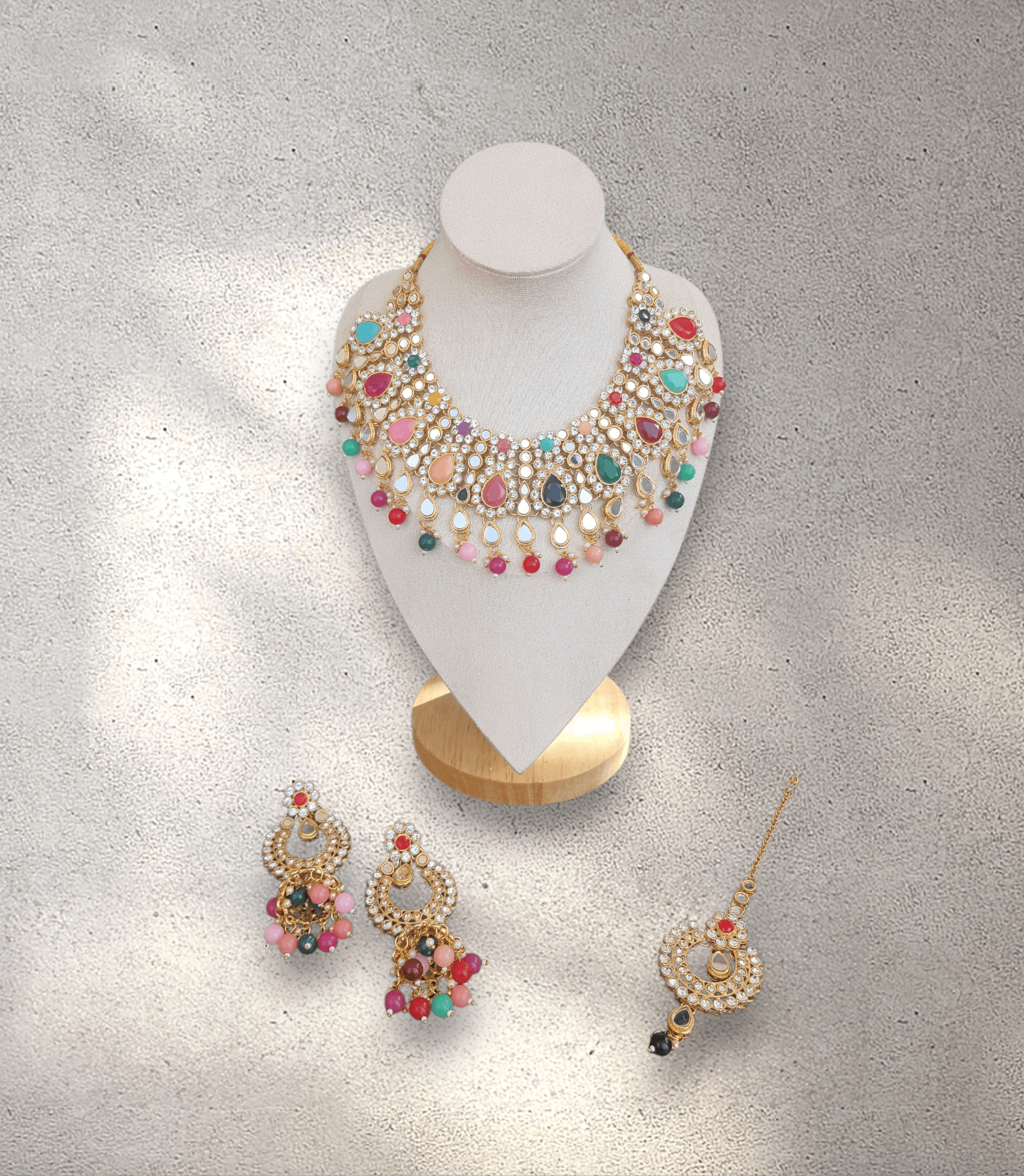 Multi-Colour Soft Jewellery Set - Style 3