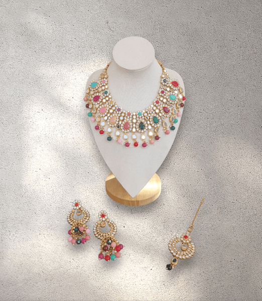 Multi-Colour Soft Jewellery Set - Style 3