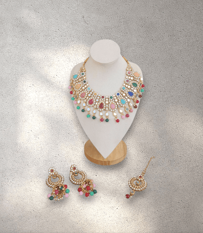 Multi-Colour Soft Jewellery Set - Style 2
