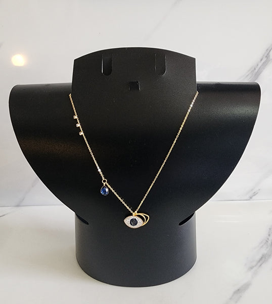 Gold Evil Eye Necklace