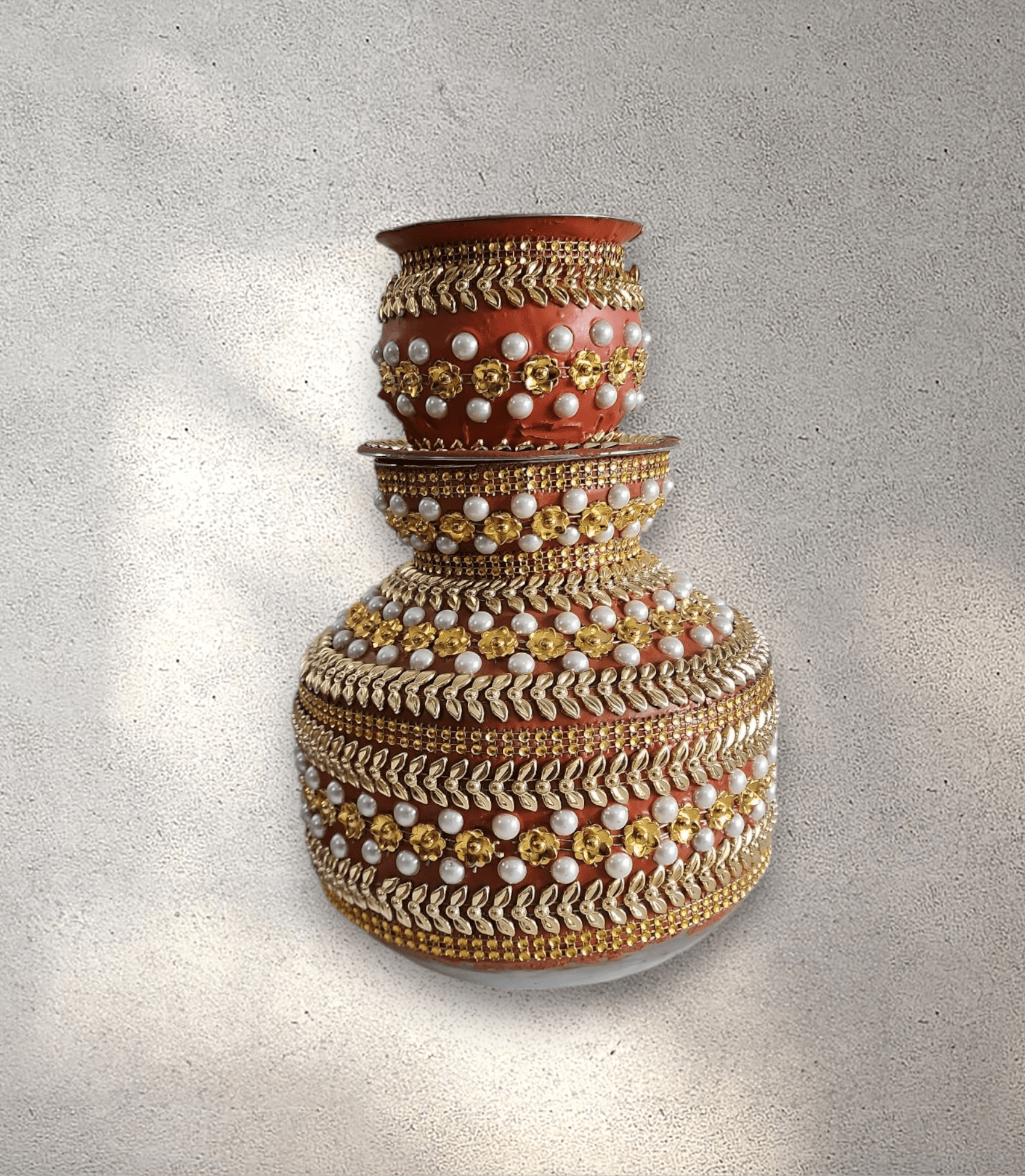 Orange Fancy Matka Set