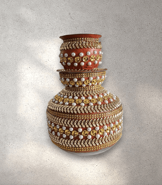 Orange Fancy Matka Set