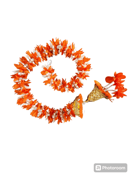 Orange Flower Garland (90 cm)