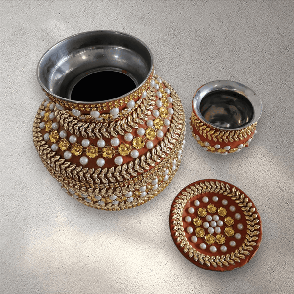 Orange Fancy Matka Set