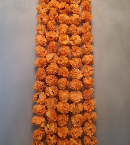 Orange Marigold Flower Garland