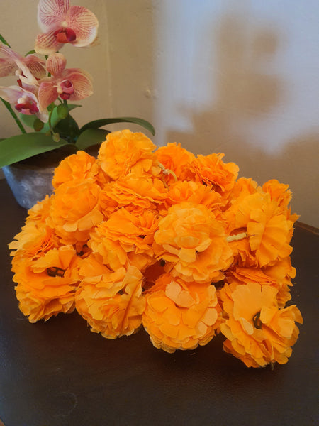 Orange Marigold Flower Garland