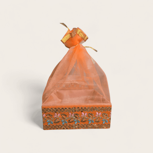 Peach Sequin Gift Box - Set of 3
