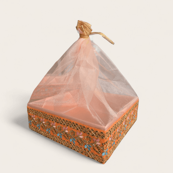 Peach Sequin Gift Box - Set of 3