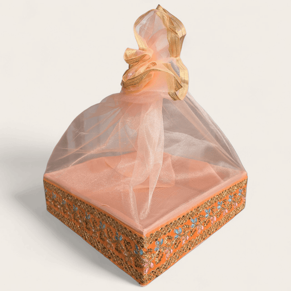 Peach Sequin Gift Box - Set of 3