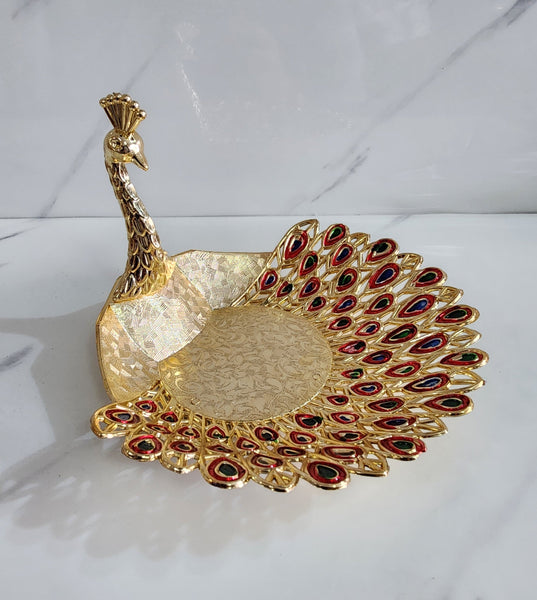 Peacock Serving/Gift Tray