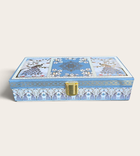 Peacock Design Wooden Box