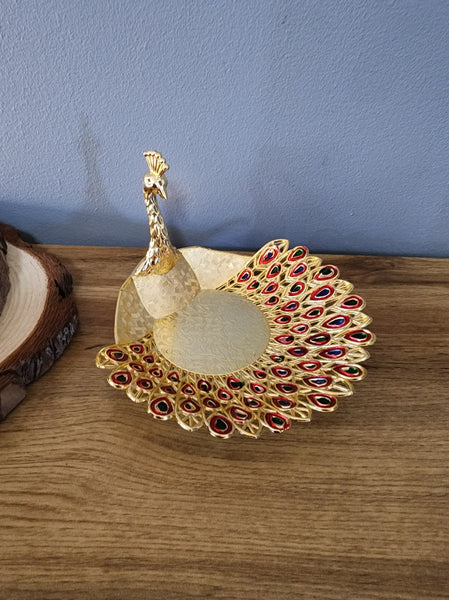 Peacock Serving/Gift Tray