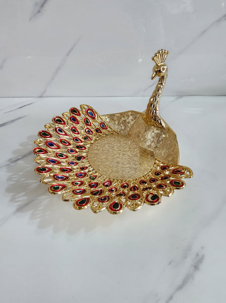 Peacock Serving/Gift Tray