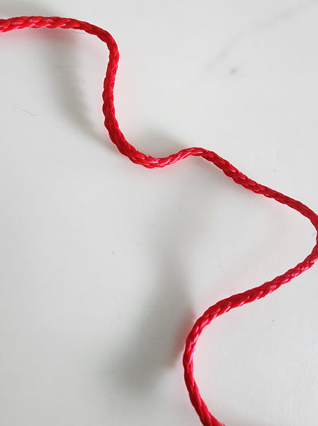 Thin Plain Red Lakshmi String