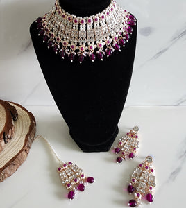 Dark Purple Soft Jewellery Set