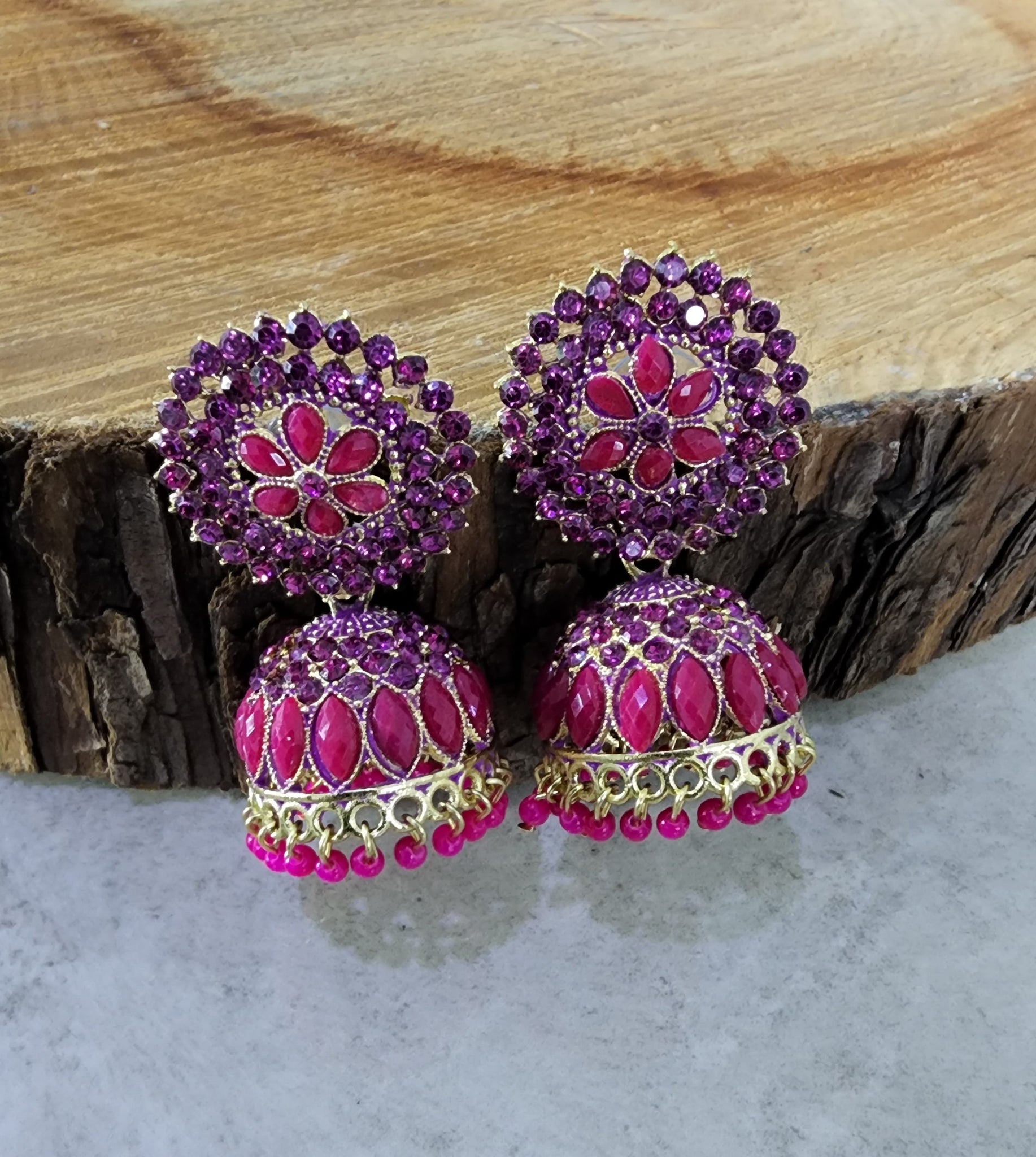 Purple Jhumka Design – The Guru's Hut