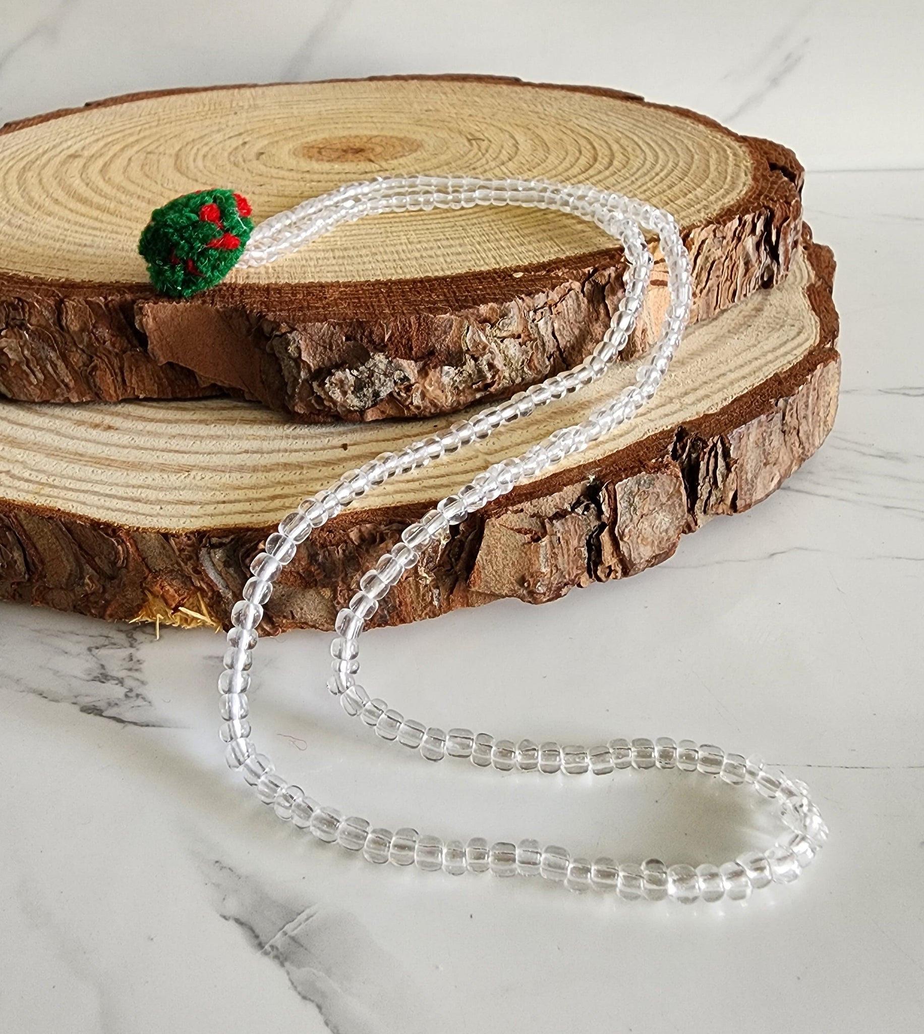 Small Quartz Mala Beads (Sphatik Mala)